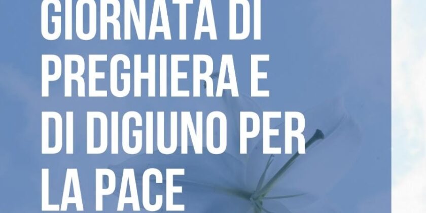 GIORNATA DI PREGHIERA E DIGIUNO PER LA PACE IN CATTEDRALE