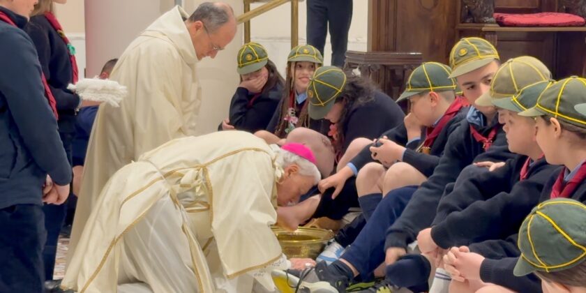 NELLA CATTEDRALE DI CAMPOBASSO IL RITO DELLA CENA DEL SIGNORE APRE IL TRIDUO PASQUALE